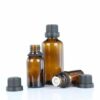 amber glass bottles