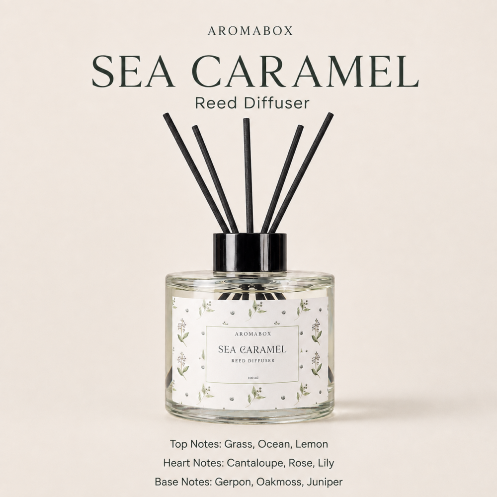 sea caramel reed scent notes